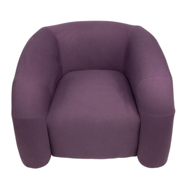 Side Chair - June - Purple Linen Fabric - Image 2