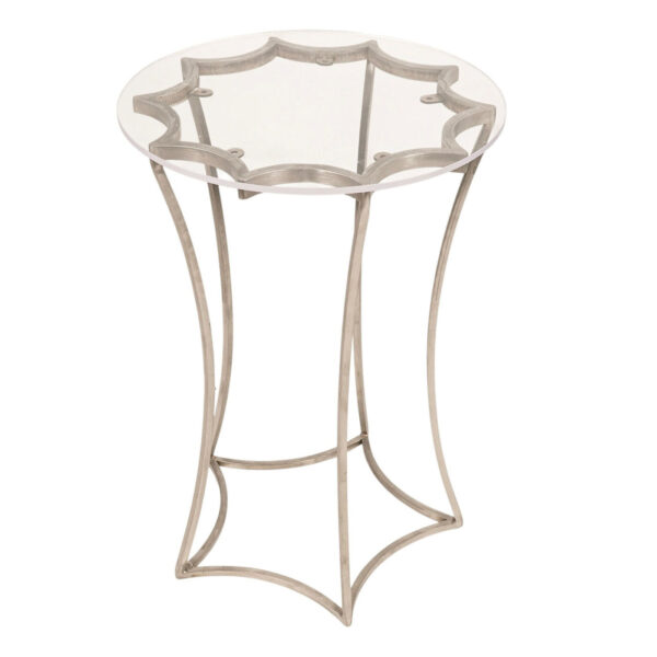 Side Table - Marie - Brushed Silver