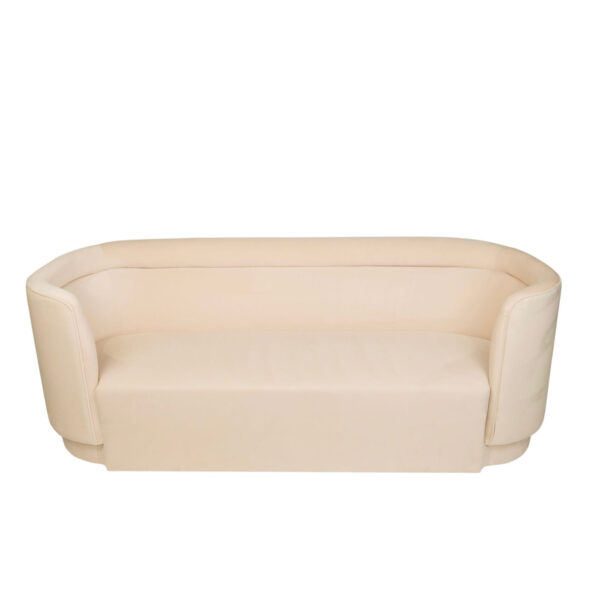 Sofa - Timoteo - Ivory Velvet - Image 2